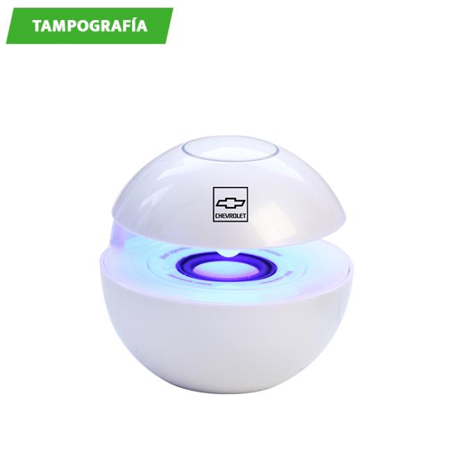 Bocina recargable con control de luz led.