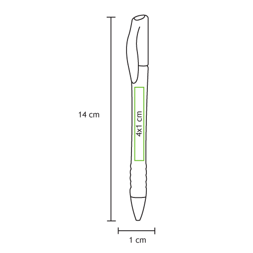 Bolígrafo de plástico Tenerife.