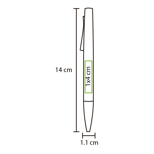 Bolígrafo ball pen de plástico Burnie.