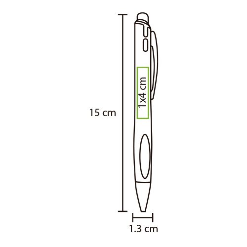 Bolígrafo de plástico Bandar.