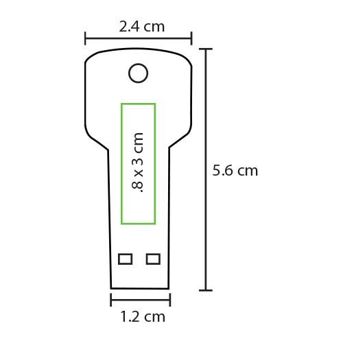 Memoria USB llave.