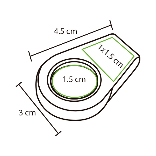 Memoria USB giratoria con luz.